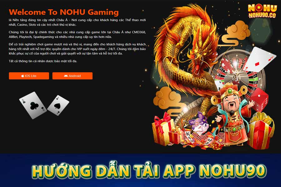 Hướng dẫn tải app nohu90