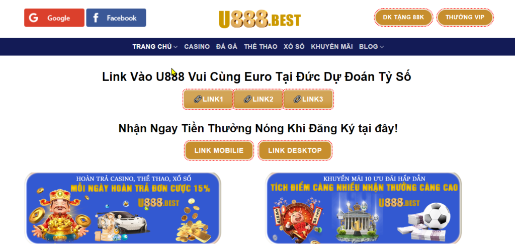 Đánh giá u888 - Nhà Cái u888 Đang Khuyến Mãi Cược 888k Mỗi ngày